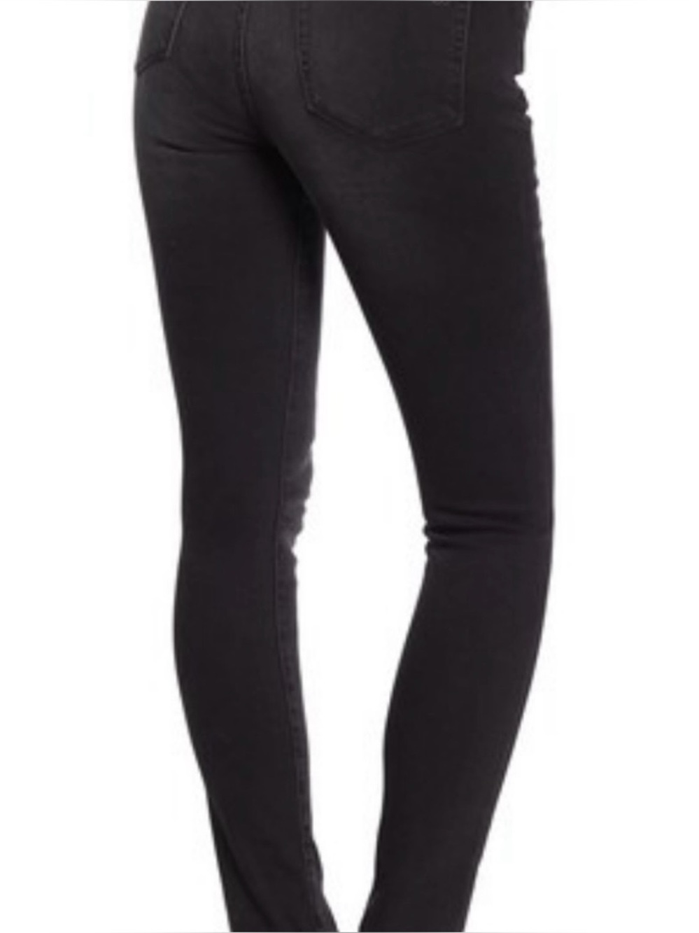 Sam Edelman The Kitten Mid-Rise Skinny Ankle Jeans in Black - Picture 3 of 16